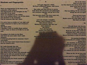 Shadows and Fingerprints