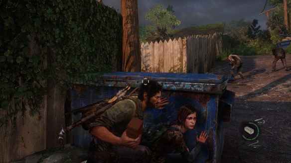 Bricks can be thrown to lure enemies away—Or strike them directly.